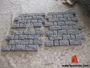 Grey Outdoor Garden Natural Granite Paving Stone/Cobblestone