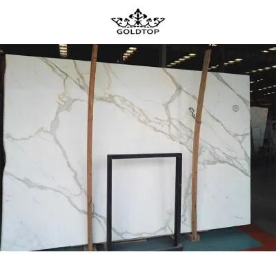 Wholesale China Polished Calacatta Gold /Calacatta White Marble Stone Slab for Wall Floor Tiles