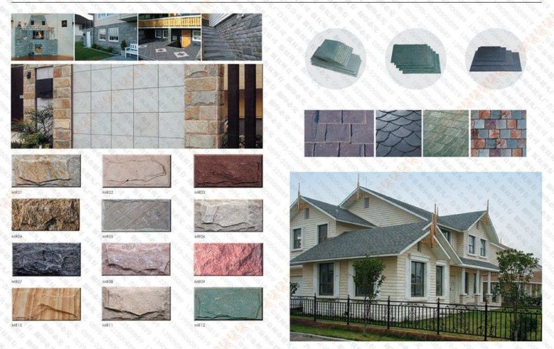 Rusty Slate Tiles for Roof