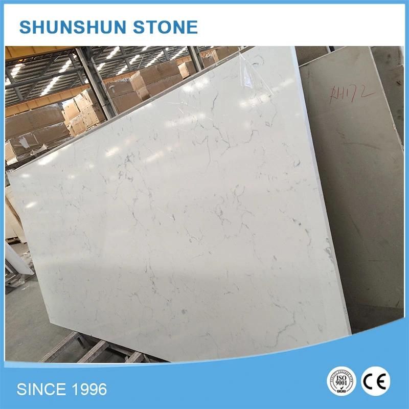 Artificial White Quartz Stone Solid Surface Countertops