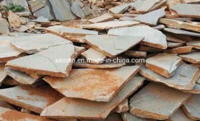 Irregular Rusty Slate for Wall Cladding