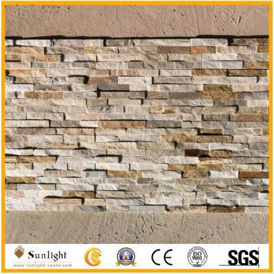 Natural Cheap Slate/Quartz Culture Stone for Wall Cladding