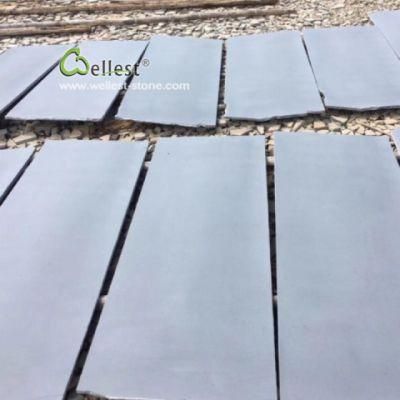 Own Quarry Big Size Sawn Cut Grey Basalt Slabs for Sales