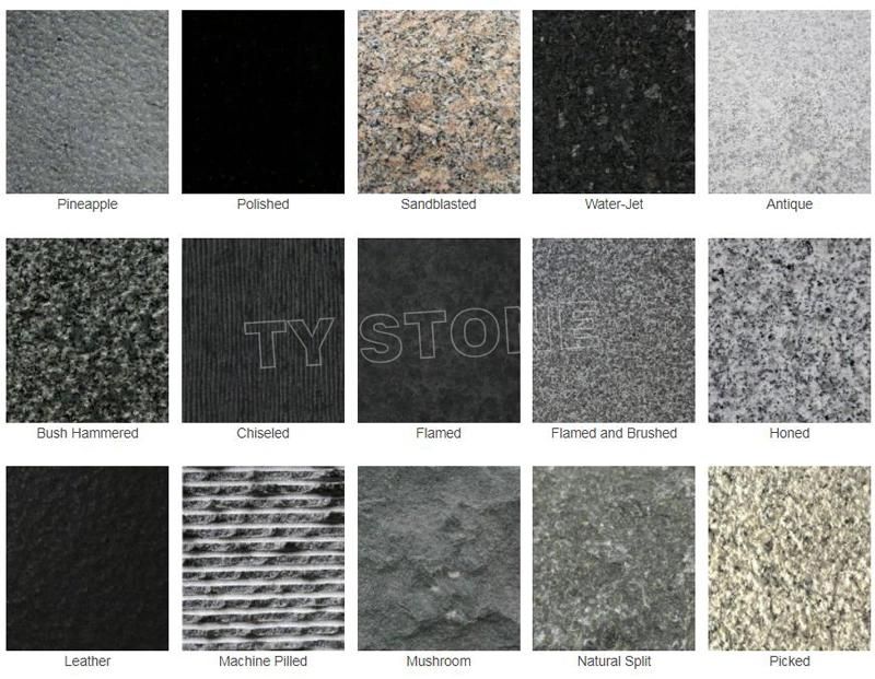 600X600mm Black Color 2cm Thick Granite Floor Tile for Landscape Water Feature Hardscape