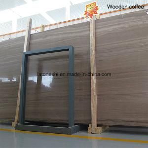 Coffee Brown Wooden Vein Marble Cut-to-Size for Floors/Steps/Countertops/Vanity Tops/Bathroom Tiles