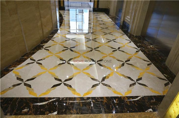 Cheap Price High Quality Water Jet Marble Tile for Floor