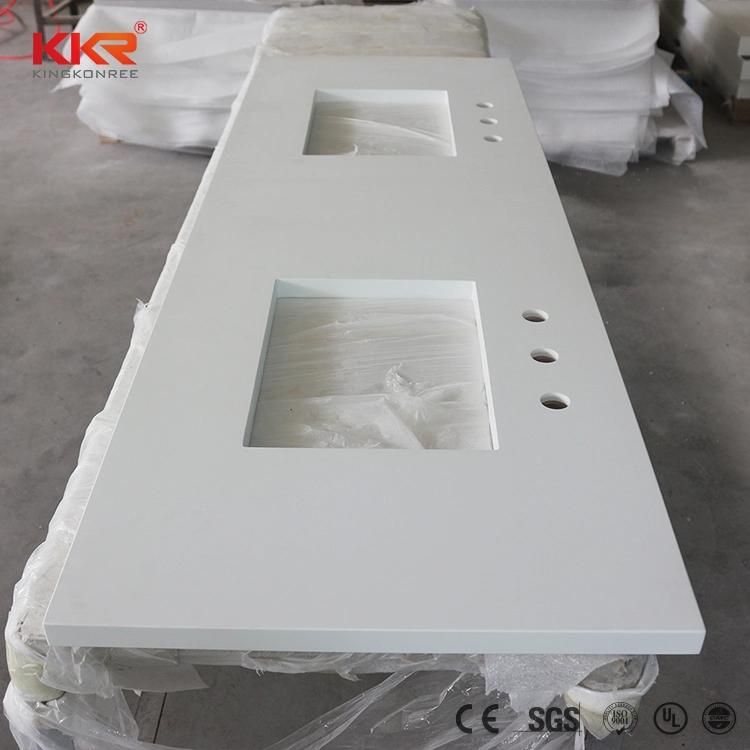 Kingkonree Veining Marble Bended Pure Acrylic Solid Surface LG Corian Price