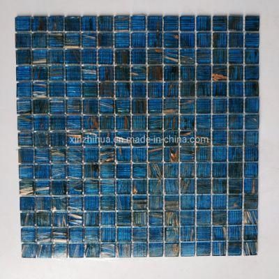 Glass Mosaic Blue Mosaic for Swimming Pool/Bathroom Wall Floor Tile