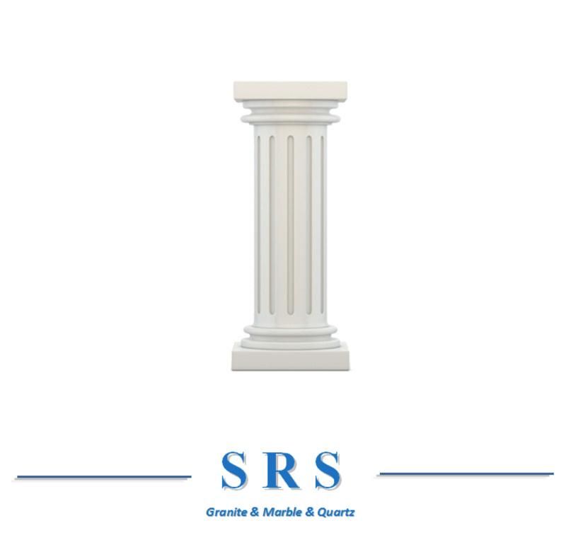 Natural Marble & Granite Stone Columns for Hotel/Villa/Shopping Mall/Infrastructual Projects Decoration