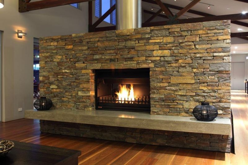 Hot Chinese Wooden Yellow Slate Culture Stone, Roofing Slate