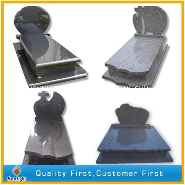 Modern Design India Bahama/Orion/Vizag Blue Granite Engraving Tombstone