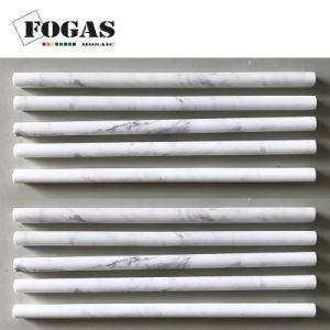 Venus White Marble Chair Rail Nature Stone Liner