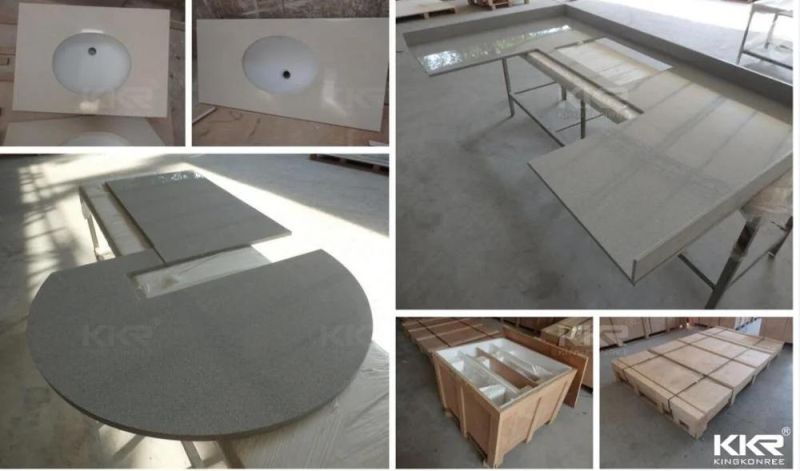 Sparkle Artificial Marble Stone Kitchen Quartz Stone Countertops