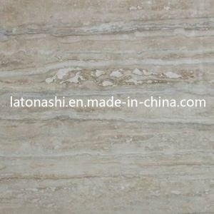 Natural Silver Grey Stone Travertine Tile for Flooring, Backsplash, Paver