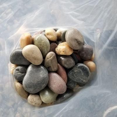 High Quality Black White Beige Polished River Pebble Stone for Garden, Landscaping