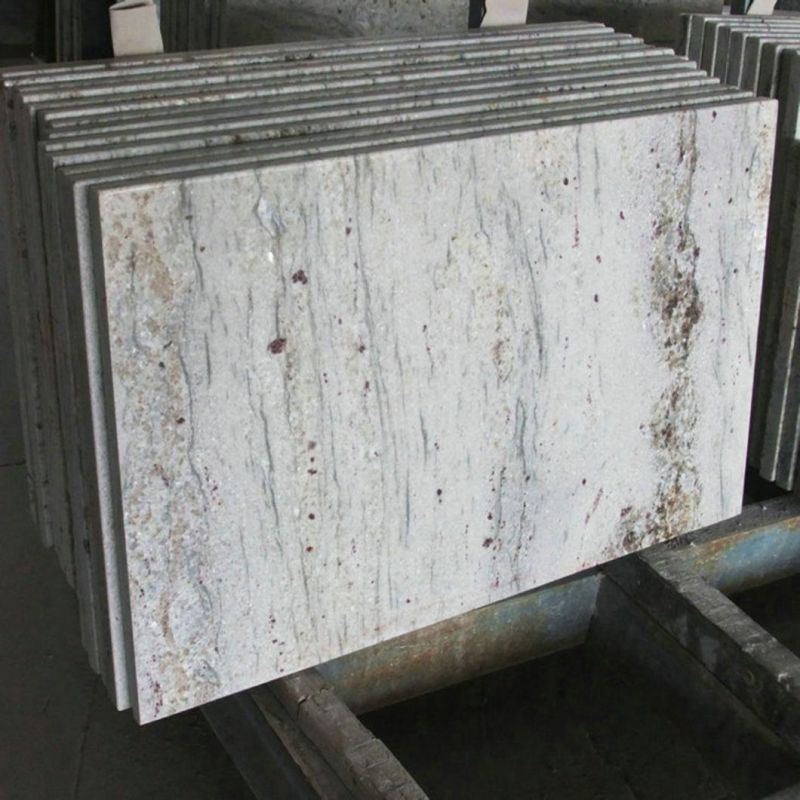 Chinese Manufacturer Kitchen Island Top Tiles River White Granite Marble Countertop Materials