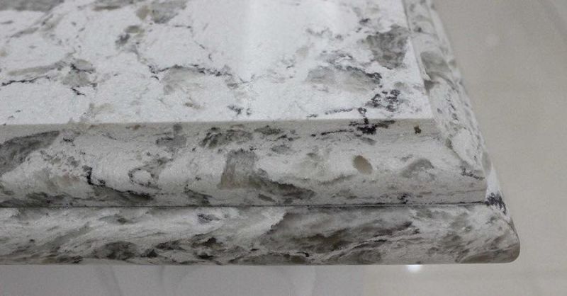 Alaska White Quartz for Countertop/Worktop/Vanity Top/Window Sill