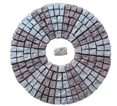 G603/G654/G684/G682 Natural Stone Granite Paving Stone on Mesh for Outdoor Street/Garden/Landcaping