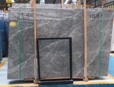Natural Stone Cheap Grey Slab Marble for Countertop/Vanity/Table/Wall/Flooring Building Project Engineered Supplier