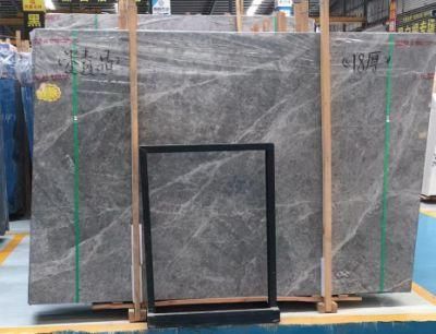 Natural Stone Cheap Grey Slab Marble for Countertop/Vanity/Table/Wall/Flooring Building Project Engineered Supplier