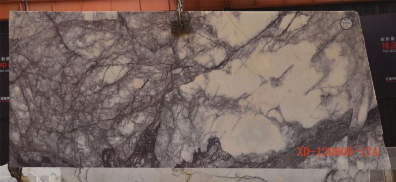 Pink Polished Marble Slabs for Interior Flooring Wall Decoration
