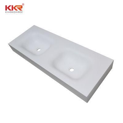 Resin Stone Washroom Countertops Custom Color Solid Surface Basin Price