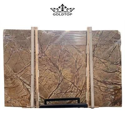 Forest Brown Marble Stone Flooring/Wall/Countertop for Kitchen Vanity/Island Marble Supplier