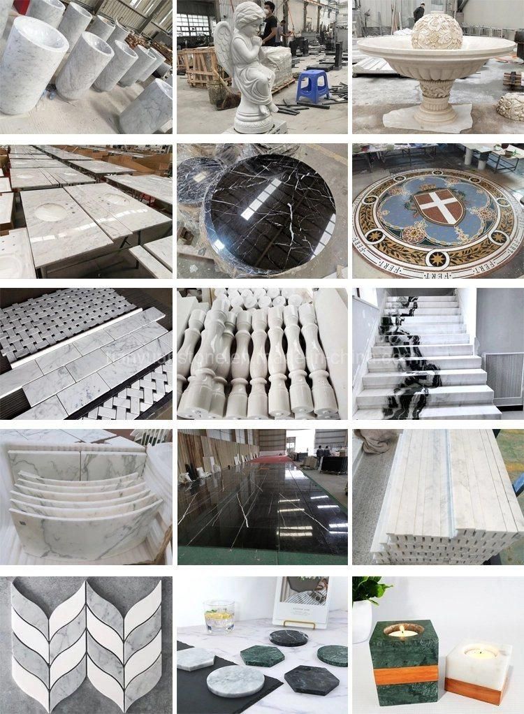 Black White Veins Marble Countertop/Slabs/Tiles for Construction Material