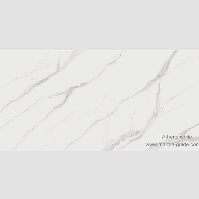 12mm Porcelain Slab White Sintered Stone for Background/Wall/Countertop/Backsplash/Kitchen/Bathroom