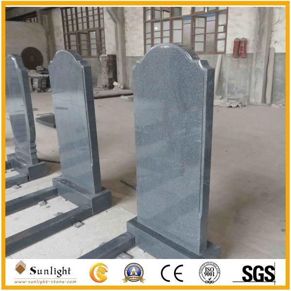 China European Style Natural G654 Grey Granite Tomb/Gravestones