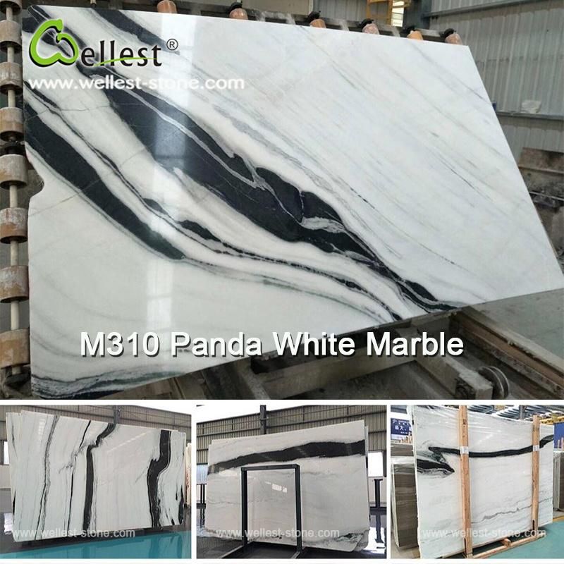Different Beautiful Panda/Statuario/Carrara/Arabescato Corchia/Volakas White Marble for Hotel and Villa House