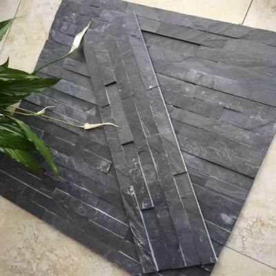 Dark Ash Grey Slate Wall Cladding Cultured Stone Pricing for Exterior