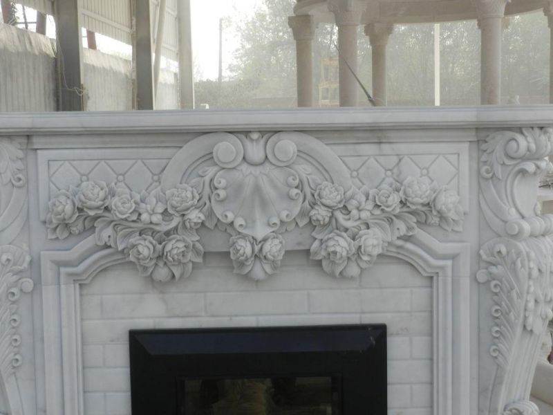 Cheap Indoor Marble Fireplace Mantel Decorative Electric Fireplace Mantel Fireplace