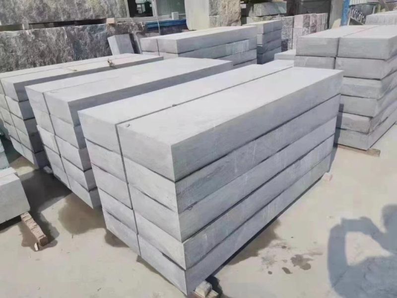 Stone Paving Flamed Blue Limestone Paver Tile for Patio and Driveway