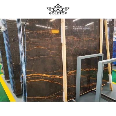 Natural Stone Polished Indoor Decoration Port Laurent Slab Marble Countertop