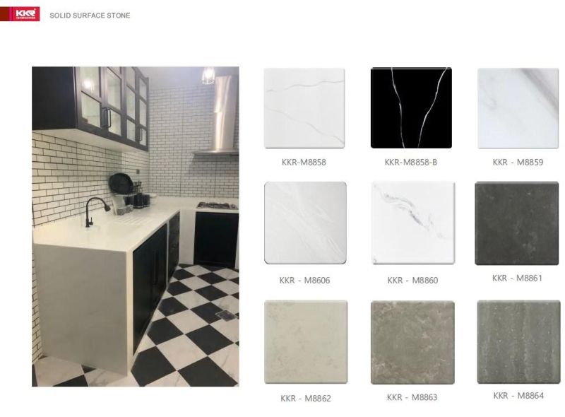 Artificial Solid Surface Stone, Quartz, Marble for Building Material with SGS Report & CE Certificate
