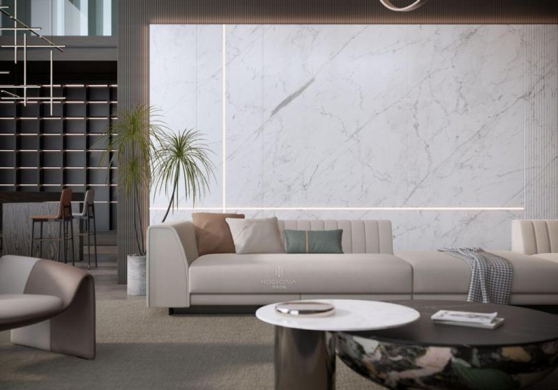 Luxury White Marble Italy Calacatta Marble Tile Slab
