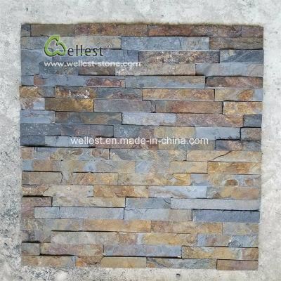 Natural Slate Cultured Stone Slate Wall Cladding Cultural Slate Stone