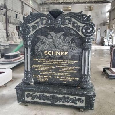 Exqusite Elegant High Quality Jewish Style Granite Tombstone Monument