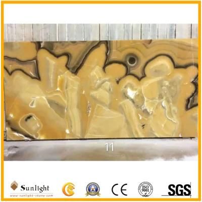 Natural Polished Jade, Beautiful Orange Onyx for Wall/Tiles, Desk-Top