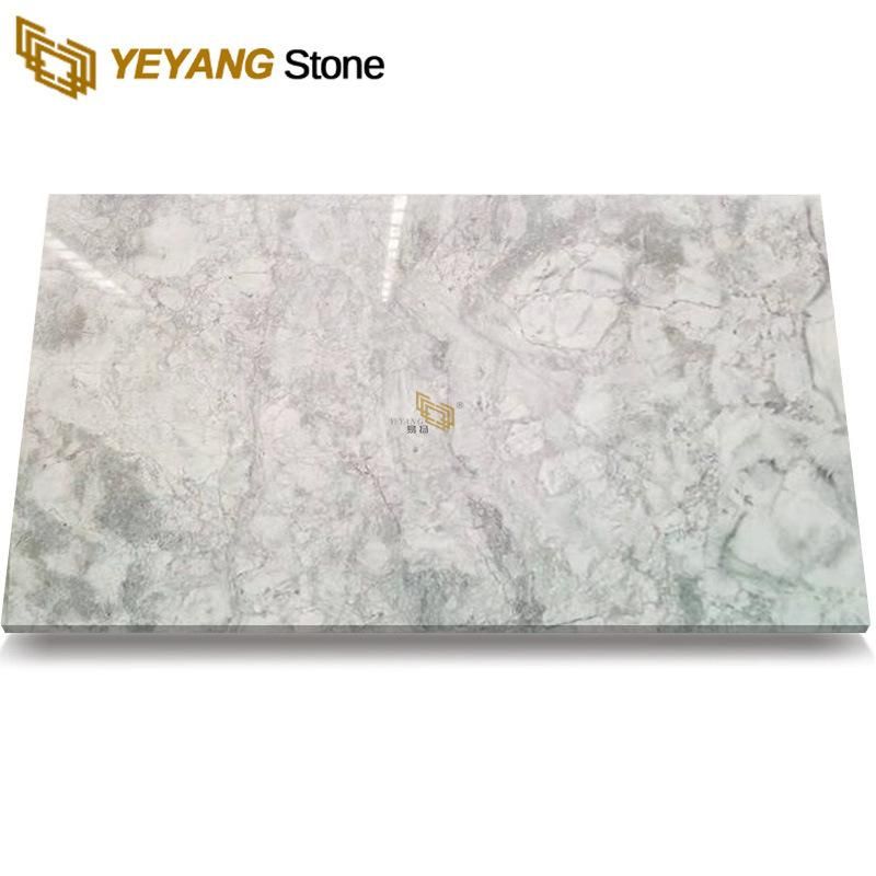 Grey Natural Stone Polished Slabs Marble for Wal/Floor/Tile/Hotel Decoration