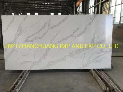 Artificial Quartz Stone Calacatta for Building Material with SGS Standards