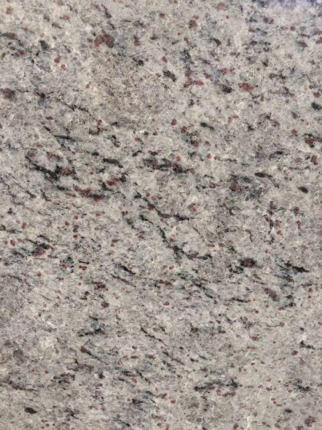 Grey and Smooth Surface with Star Granite for Building Interior Wall and Pillars
