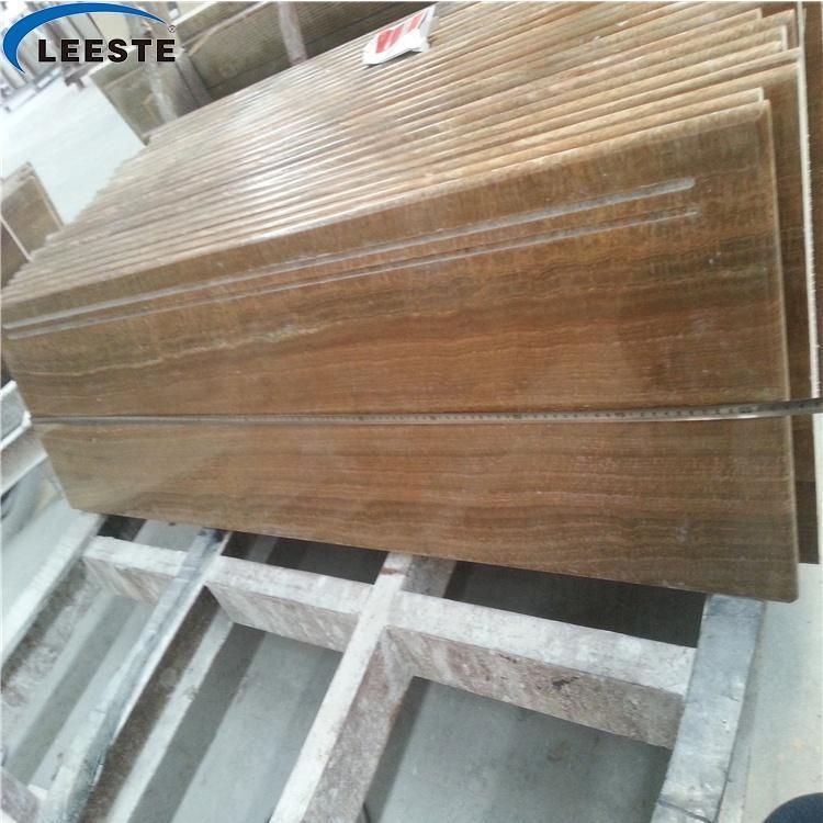 Timber Yellow Marble Natural Wood Vein Yellow Marble Polished Slabs Flooring Tile Wall Tile