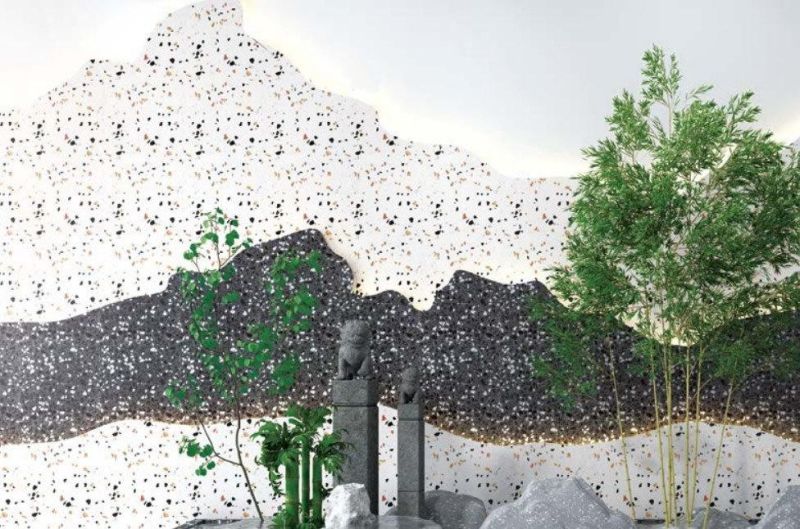 Popular Artificial Stone Flooring Tile Customized Design Style Swimming Pool Tile