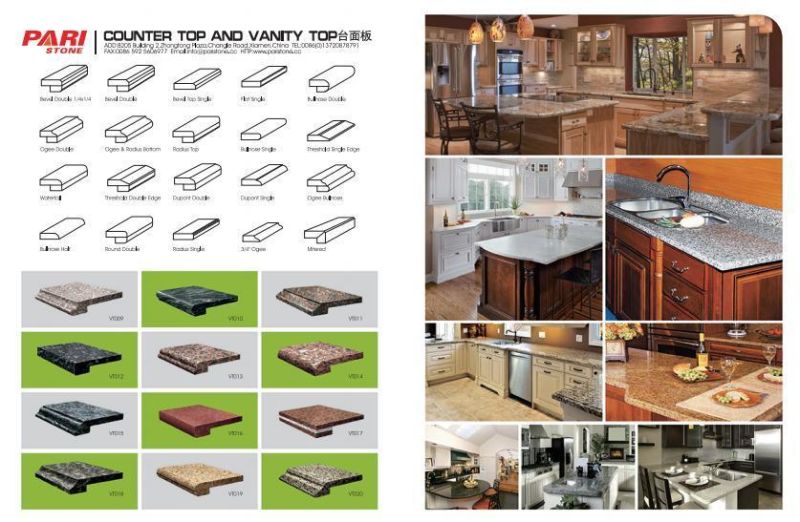 Rushan Grey Chinese Granite Tiles, Cheap Granite Stone Tiles, Polished, Flamed, Building Materialskitchen Counter Tops