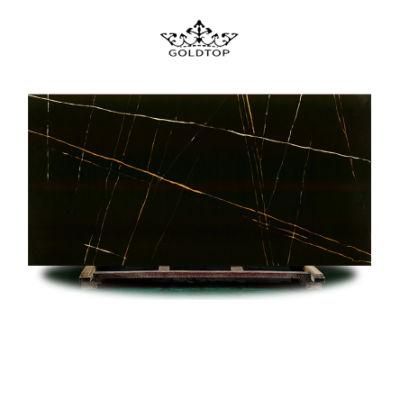 5048 Lauren Gold Kitchen Cabinet Countertops Island Worktop Table Tops Black Bathroom Vanity Wall Panels Artificial Stone Slab Quartz Tiles