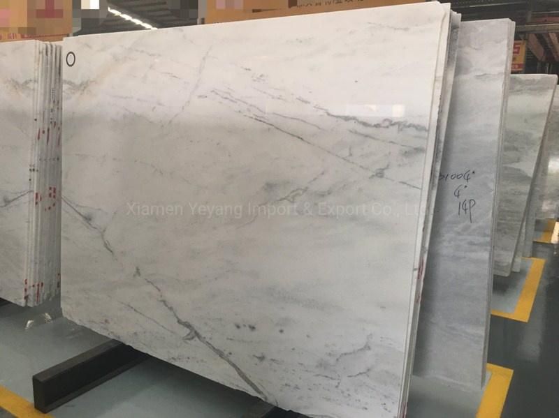 Snow White Marble Stone for Slabs/Countertop/Flooring/Floor Tile/Wall Tiles/Home Decoration