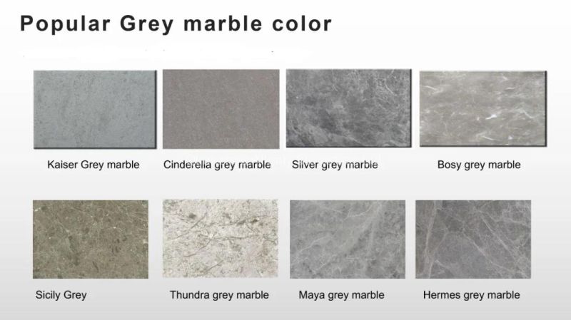 600X600 China Grey Marble Bathroom Flooring and Wall Tile Design Wholesale Price