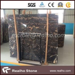 Luxury Nero Portero Marble Slab (Black golden marble)